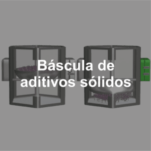 Báscula de aditivos sólidos