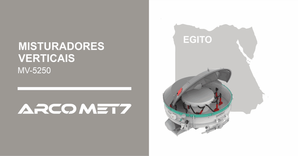 Misturadores de vidro para o Egito