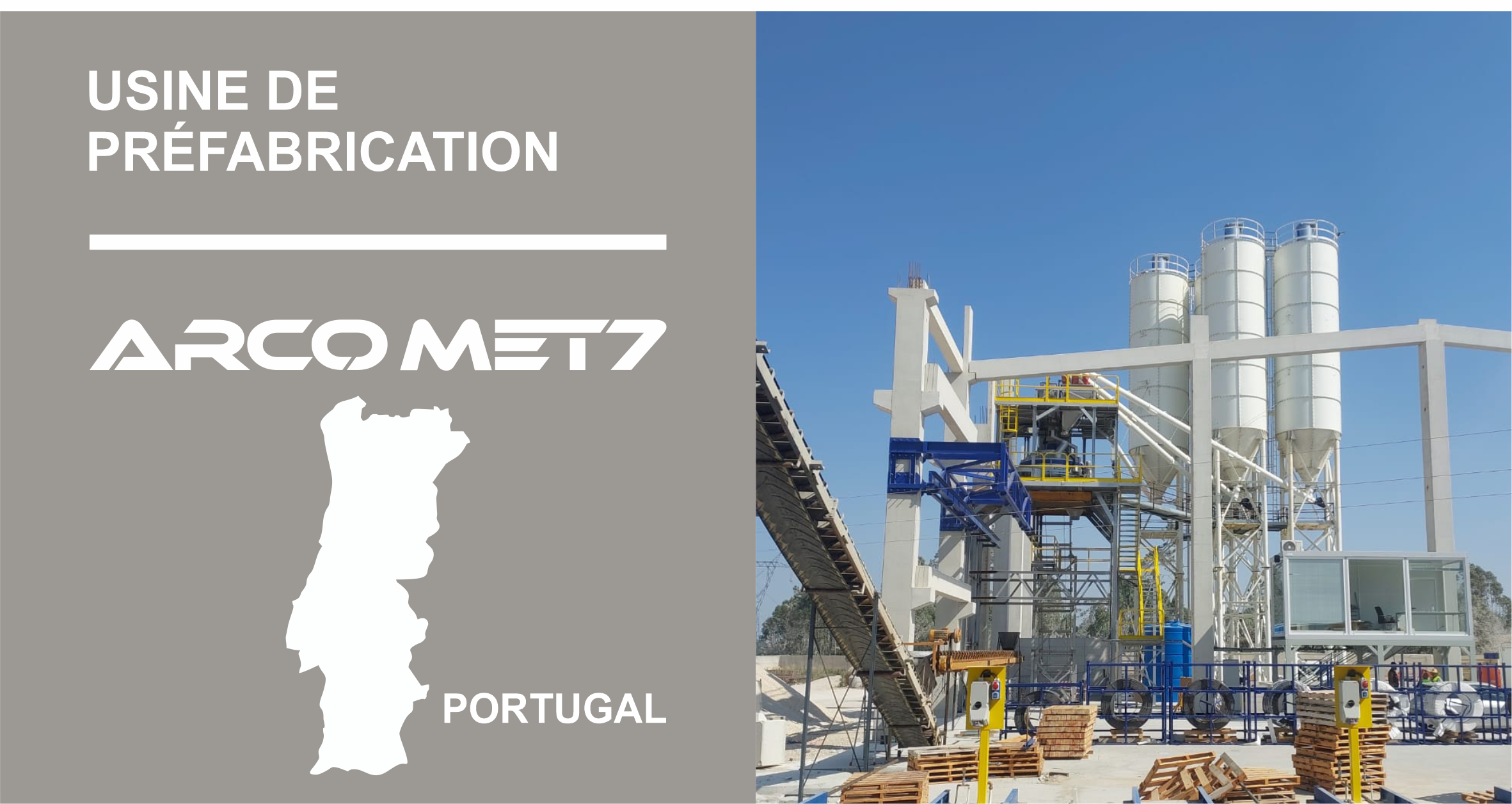 Usine préfabriquée au Portugal