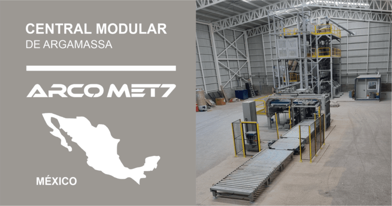 Central modular de argamassa